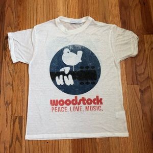 daydreamer woodstock graphic burnout tee M